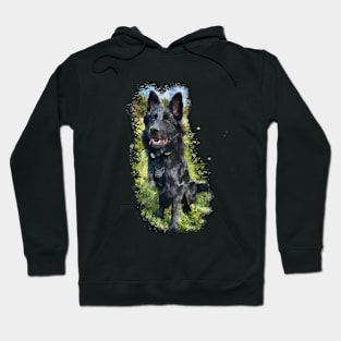 german shepherd dog Hoodie